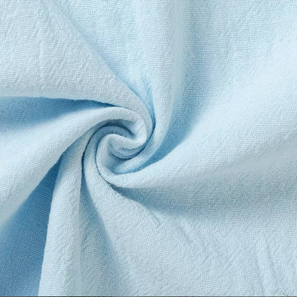 Pantalones de lino con cintura de cordón para hombre 3