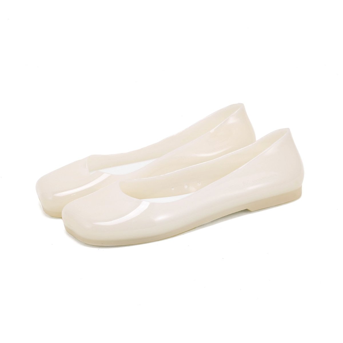 Bailarinas de gelatina con purpurina para mujer-Footwear for women-Casaluzia