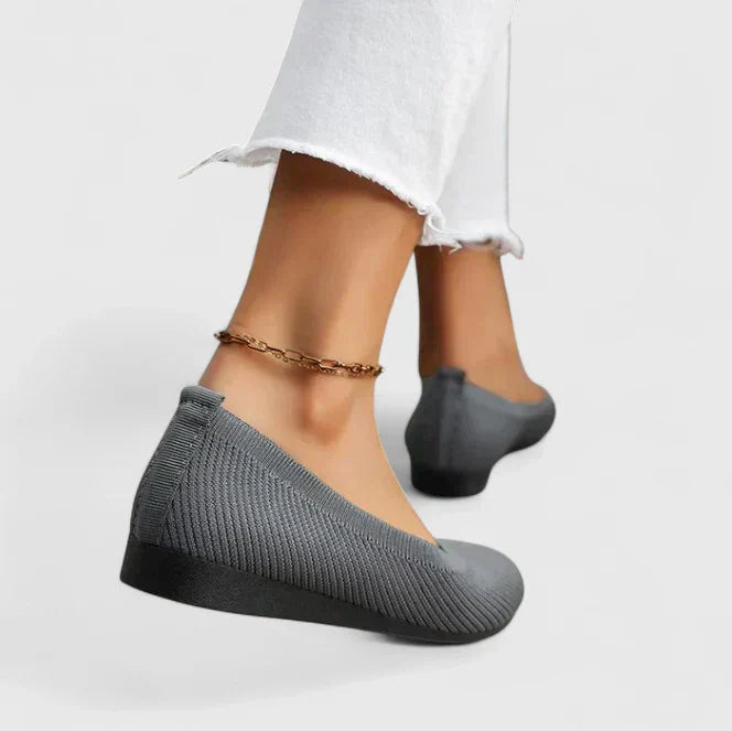 Bailarinas de punto sin cordones para mujer-Footwear for women-Casaluzia