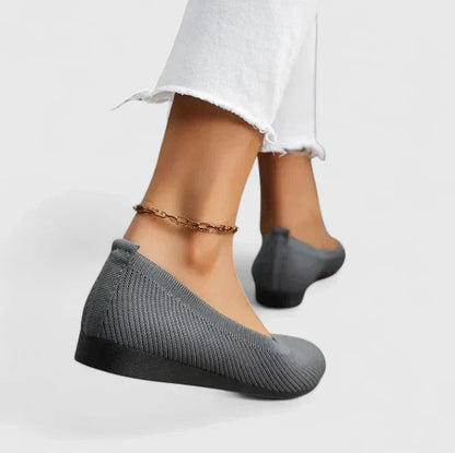 Bailarinas de punto sin cordones para mujer-Footwear for women-Casaluzia