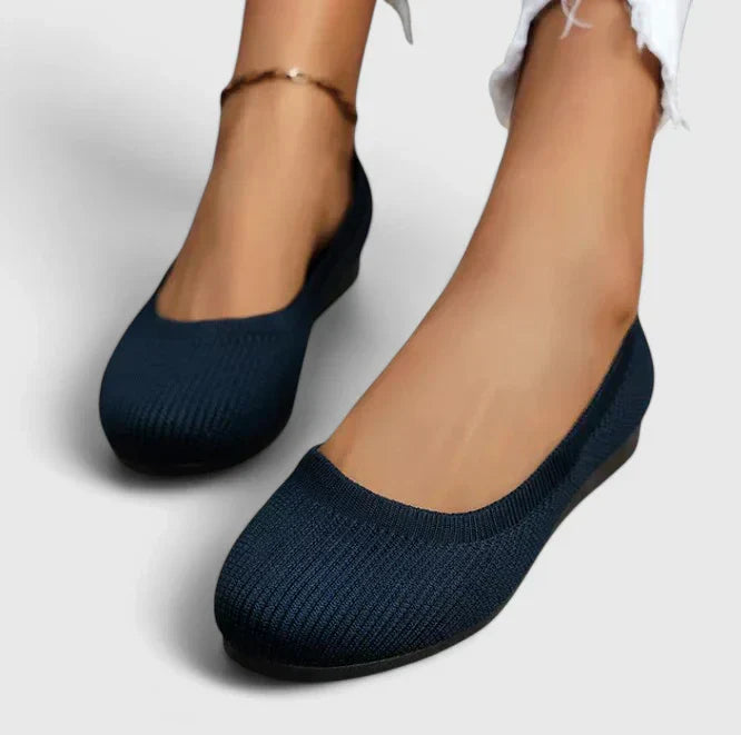 Bailarinas de punto sin cordones para mujer-Footwear for women-Casaluzia