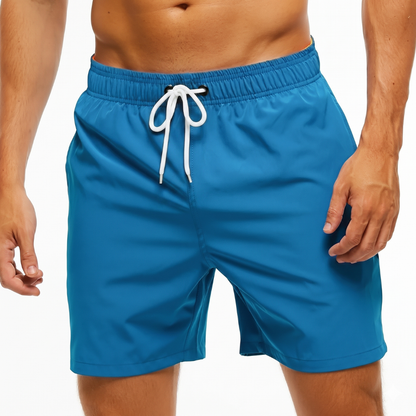 Bañador corto para hombre con cintura en contraste-Swimwear for men-Casaluzia