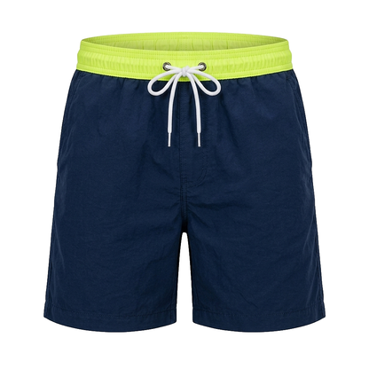 Bañador corto para hombre con cintura en contraste-Swimwear for men-Casaluzia