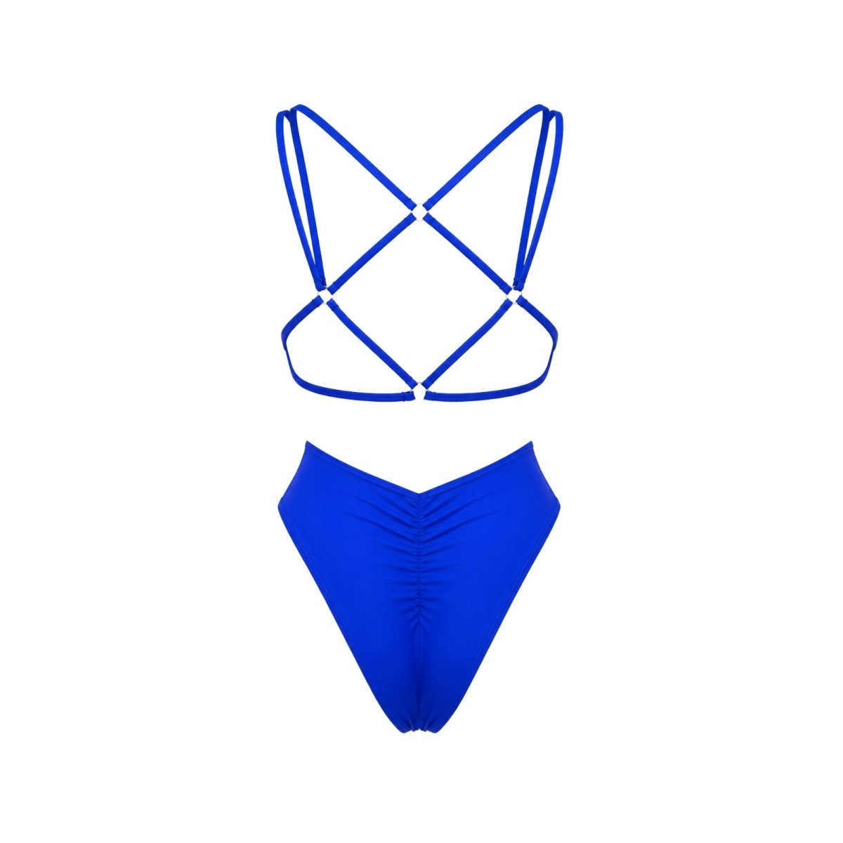 Bañador de una pieza para mujer con aberturas laterales-Swimwear for Women-Casaluzia