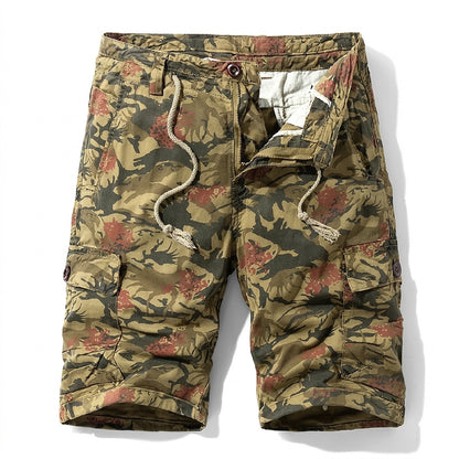 Bermudas cargo con estampado de camuflaje para hombre-Shorts for men-Casaluzia