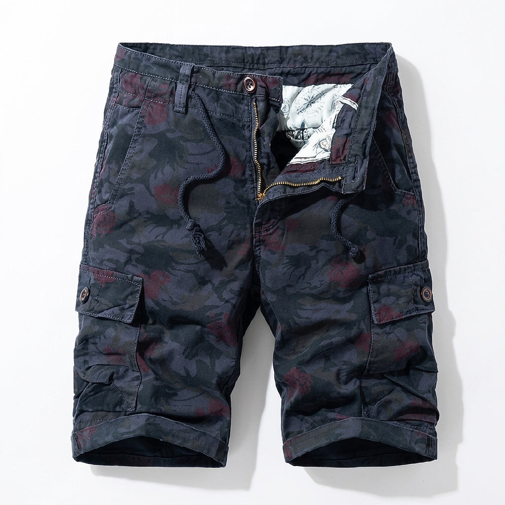 Bermudas cargo con estampado de camuflaje para hombre-Shorts for men-Casaluzia