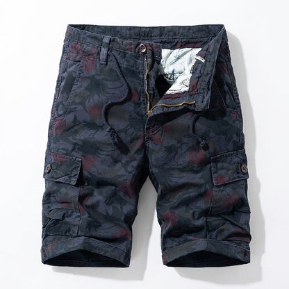 Bermudas cargo con estampado de camuflaje para hombre-Shorts for men-Casaluzia
