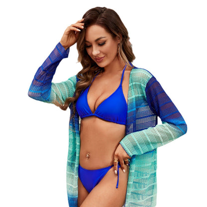 Bikini de Triángulo para Mujer con Cierres de Lazo-Swimwear for Women-Casaluzia