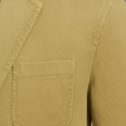 Blazer de hombre con botones frontales y bolsillos de parche-Jackets for men-Casaluzia
