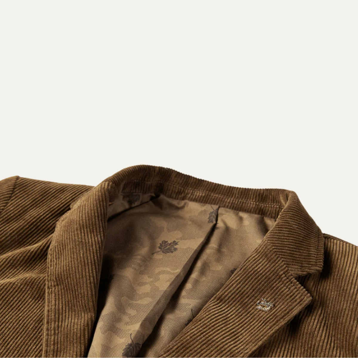Blazer de pana para hombre con cierre de botones-Blazer for men-Casaluzia