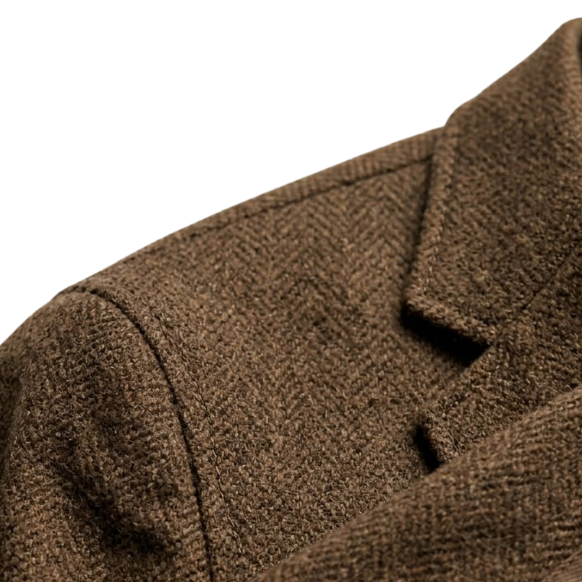 Blazer de Tweed con Estampado de Espiga para Hombre-Jackets for men-Casaluzia