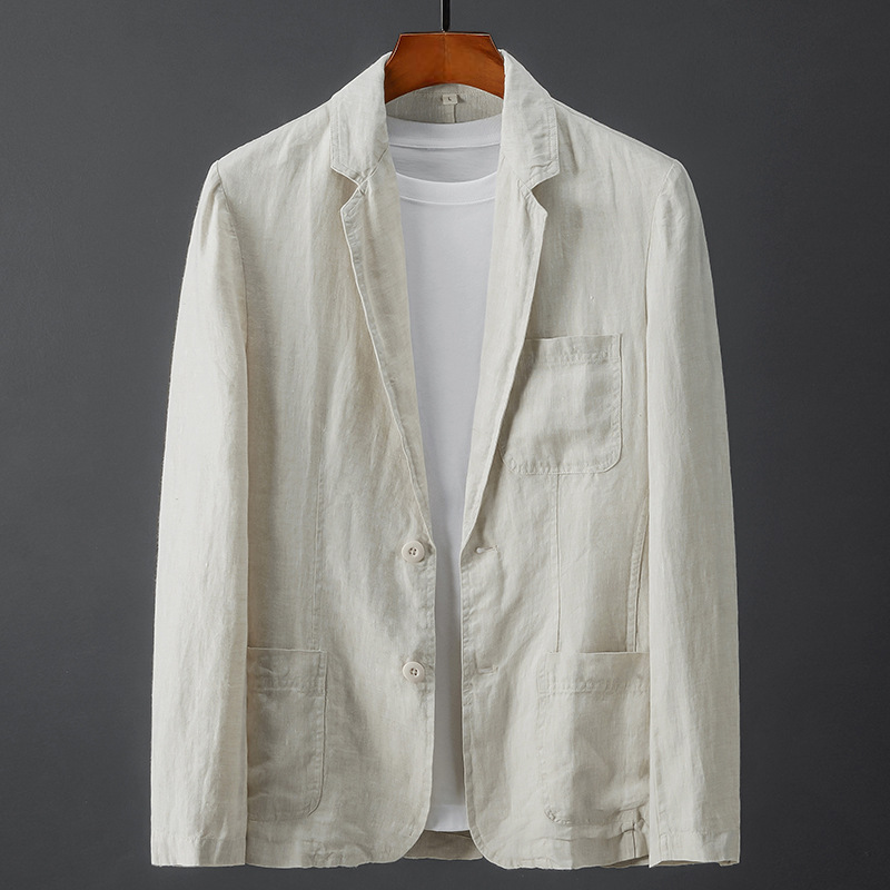 Blazer para hombre con bolsillos de parche-Blazer for men-Casaluzia