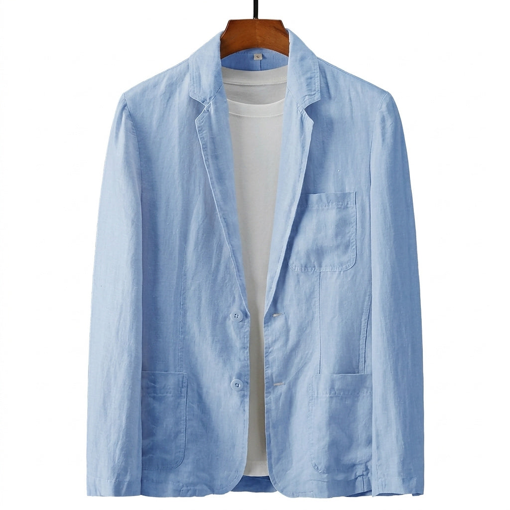 Blazer para hombre con bolsillos de parche-Blazer for men-Casaluzia