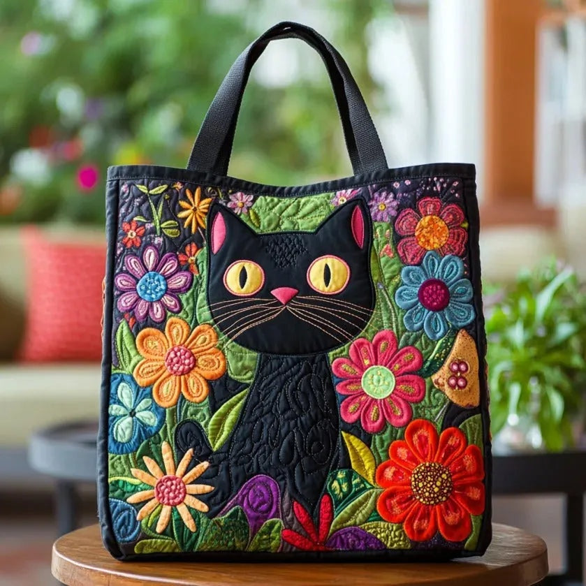 Bolso Tote Acolchado para Mujer con Motivo de Piano-Accessories for Women-Casaluzia