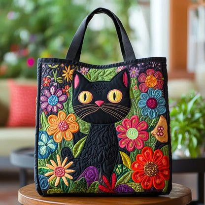 Bolso Tote Acolchado para Mujer con Motivo de Piano-Accessories for Women-Casaluzia
