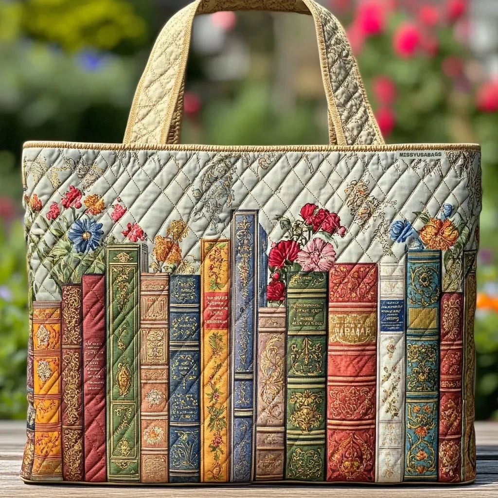 Bolso Tote Acolchado para Mujer con Motivo de Piano-Accessories for Women-Casaluzia