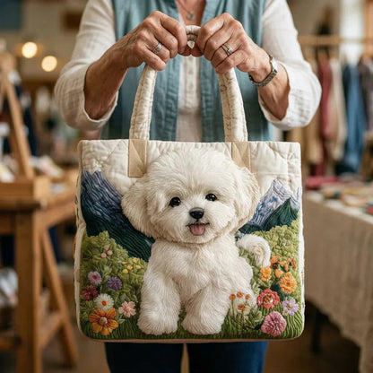 Bolso Tote Acolchado para Mujer con Motivo de Piano-Accessories for Women-Casaluzia
