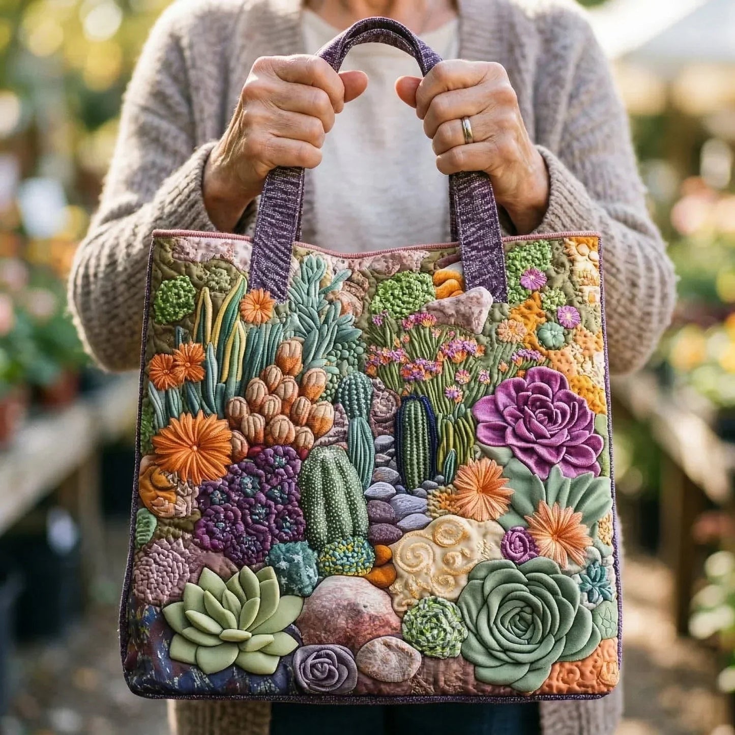 Bolso Tote Acolchado para Mujer con Motivo de Piano-Accessories for Women-Casaluzia