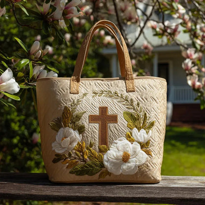 Bolso Tote Acolchado para Mujer con Motivo de Piano-Accessories for Women-Casaluzia