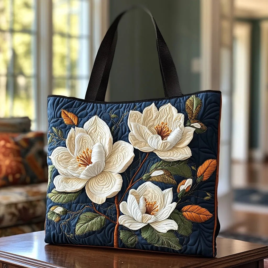 Bolso Tote Acolchado para Mujer con Motivo de Piano-Accessories for Women-Casaluzia