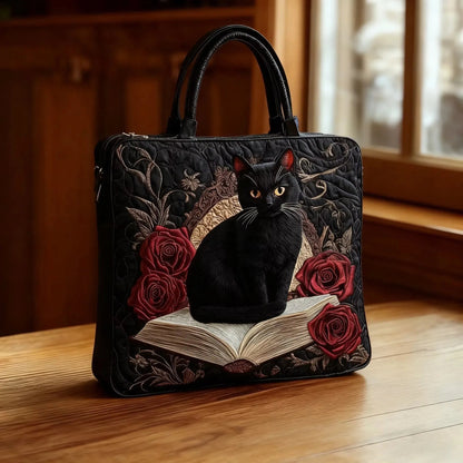 Bolso Tote Acolchado para Mujer con Motivo de Piano-Accessories for Women-Casaluzia