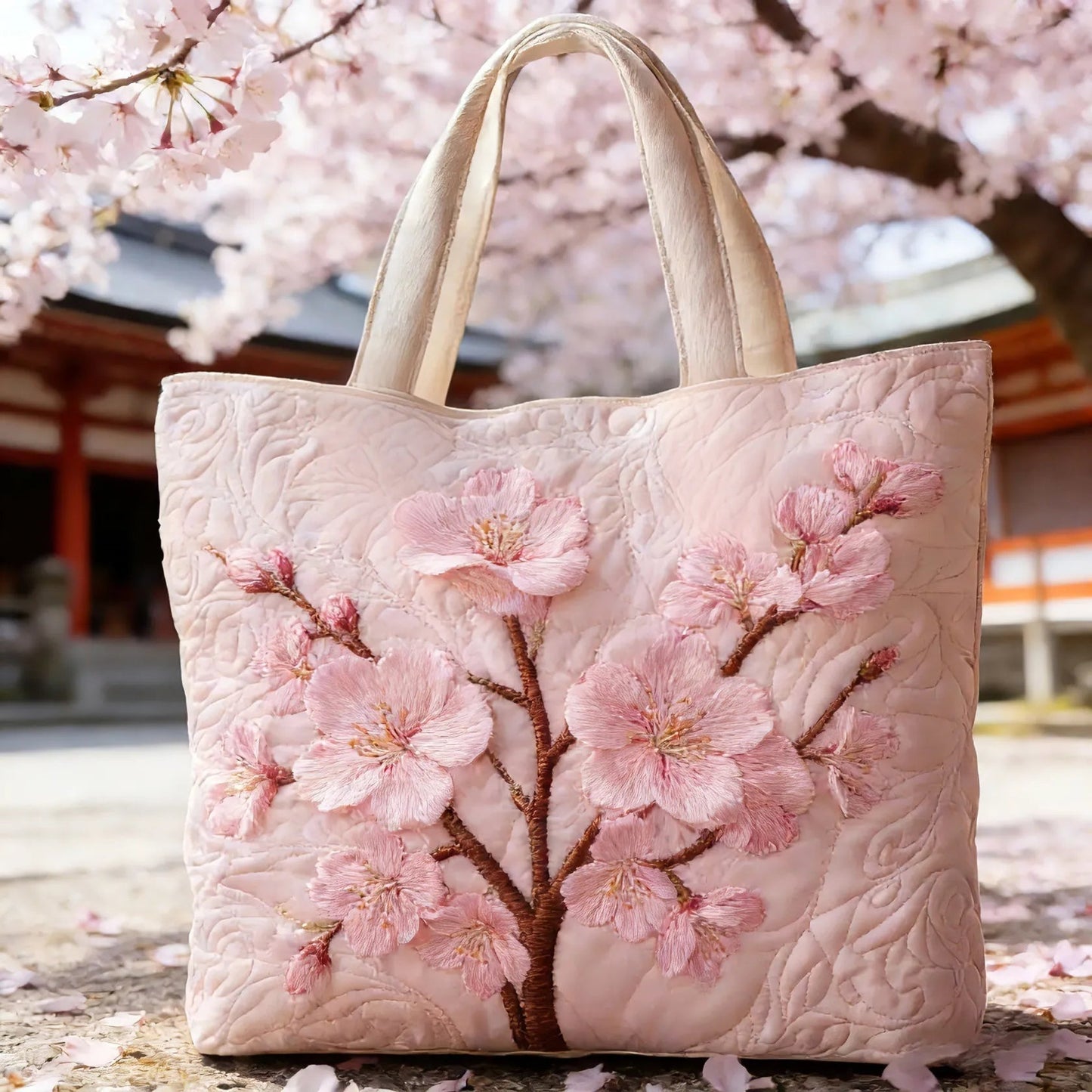 Bolso Tote Acolchado para Mujer con Motivo de Piano-Accessories for Women-Casaluzia