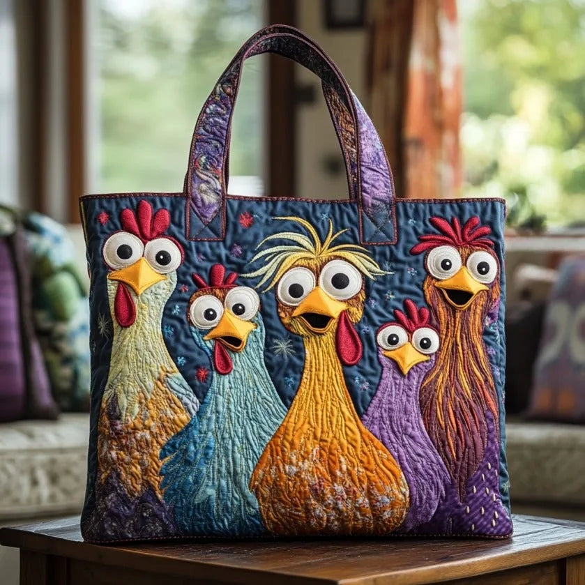 Bolso Tote Acolchado para Mujer con Motivo de Piano-Accessories for Women-Casaluzia