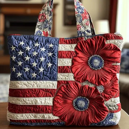 Bolso Tote Acolchado para Mujer con Motivo de Piano-Accessories for Women-Casaluzia