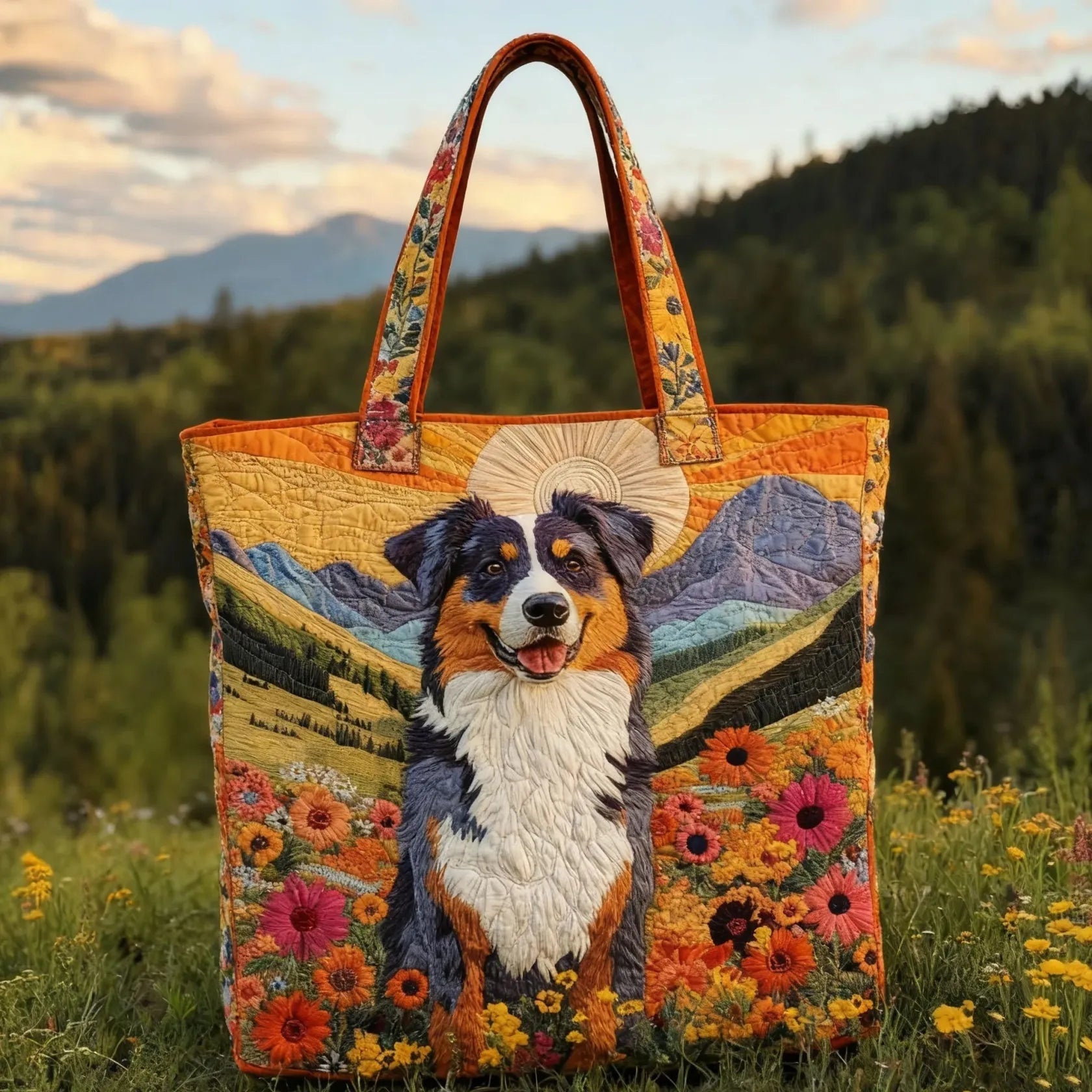 Bolso Tote Acolchado para Mujer con Motivo de Piano-Accessories for Women-Casaluzia