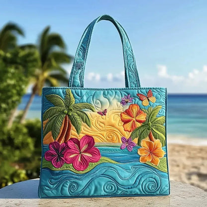 Bolso Tote Acolchado para Mujer con Motivo de Piano-Accessories for Women-Casaluzia