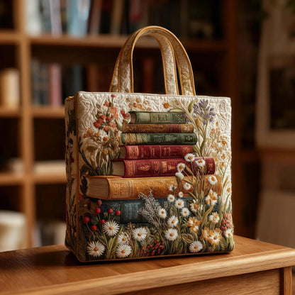 Bolso Tote Acolchado para Mujer con Motivo de Piano-Accessories for Women-Casaluzia