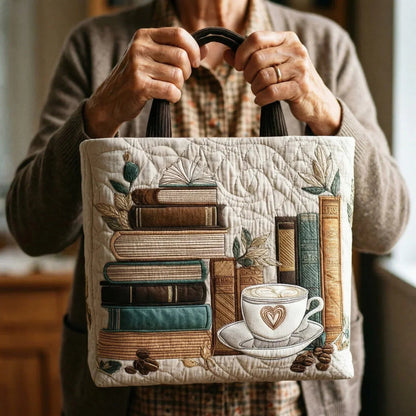Bolso Tote Acolchado para Mujer con Motivo de Piano-Accessories for Women-Casaluzia