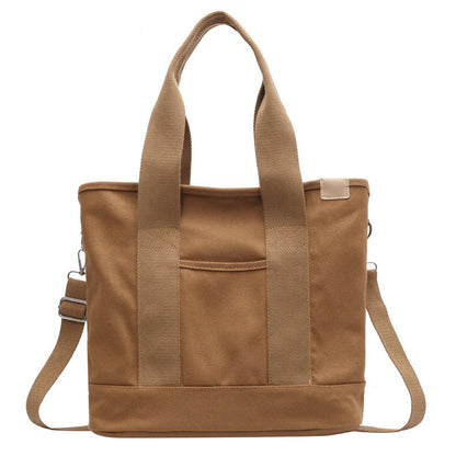 Bolso Tote de Lona para Mujer con Correa Ajustable-Accessories for Women-Casaluzia