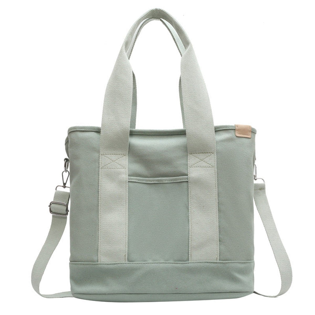 Bolso Tote de Lona para Mujer con Correa Ajustable-Accessories for Women-Casaluzia