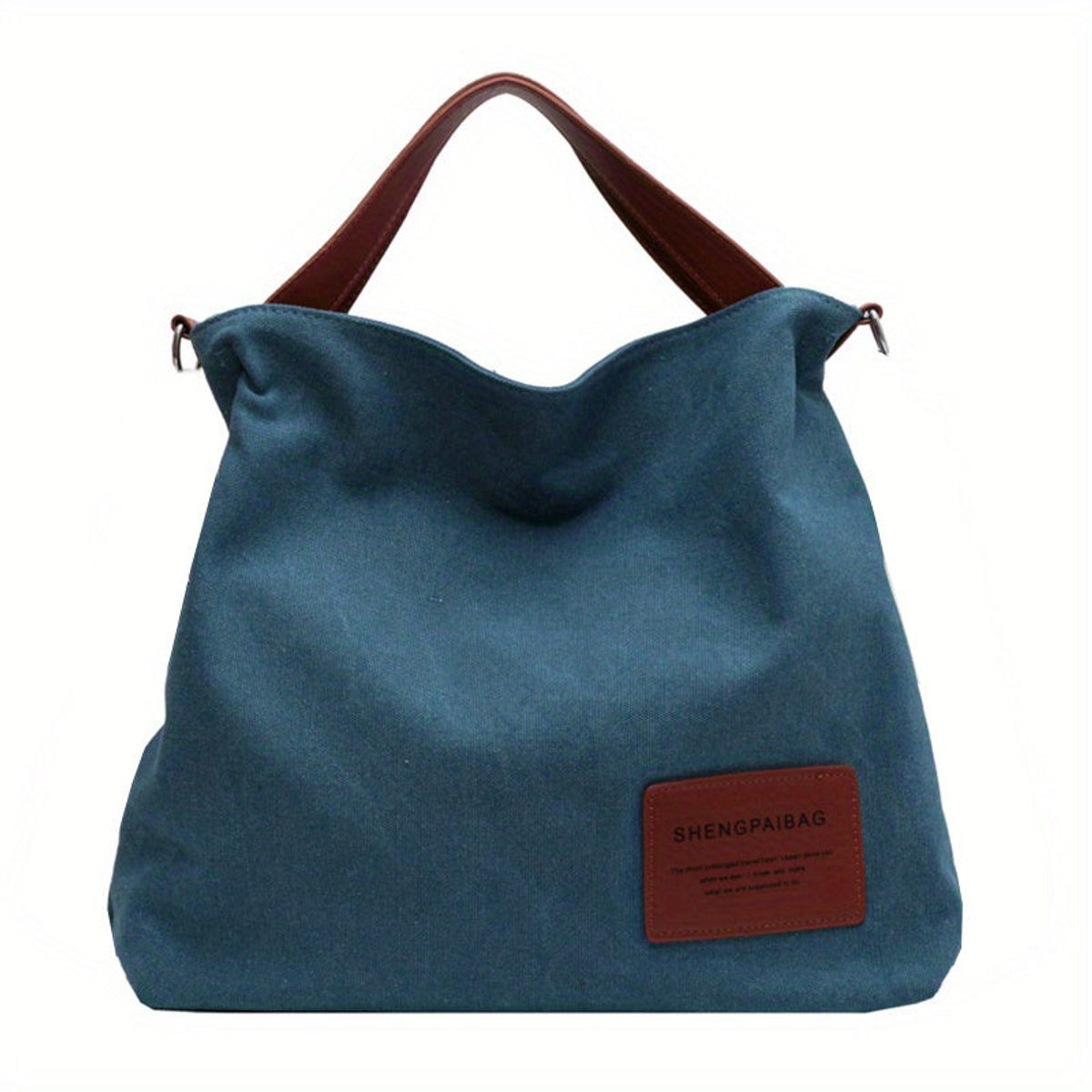 Bolso Tote de Lona para Mujer con Correa Ajustable-Accessories for Women-Casaluzia