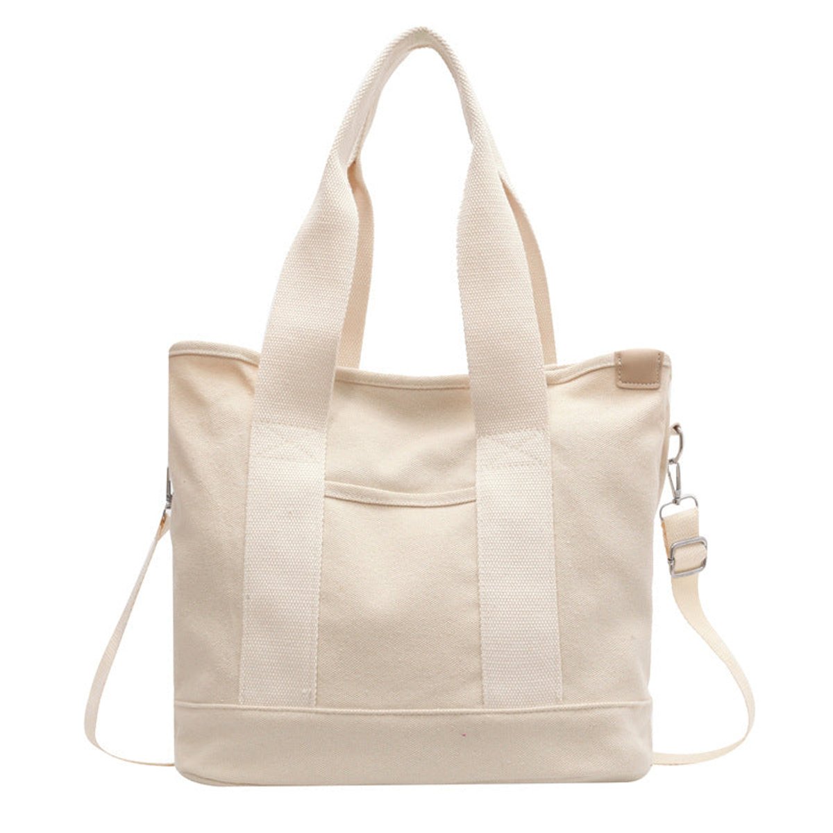 Bolso Tote de Lona para Mujer con Correa Ajustable-Accessories for Women-Casaluzia