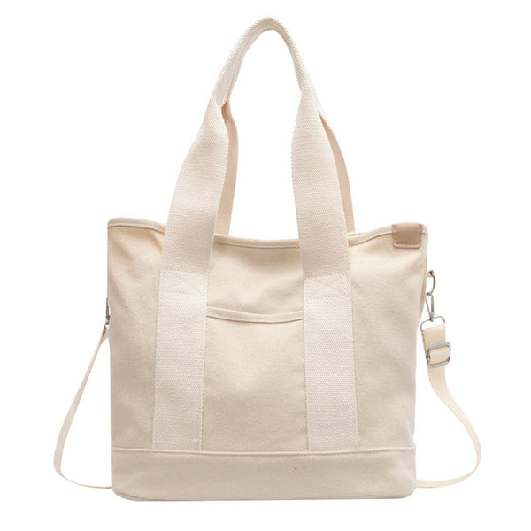 Bolso Tote de Lona para Mujer con Correa Ajustable