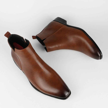 Botines Chelsea para hombre con tiradores-Footwear for men-Casaluzia