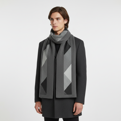 Bufanda de punto estampada para hombre-Accessories for Men-Casaluzia