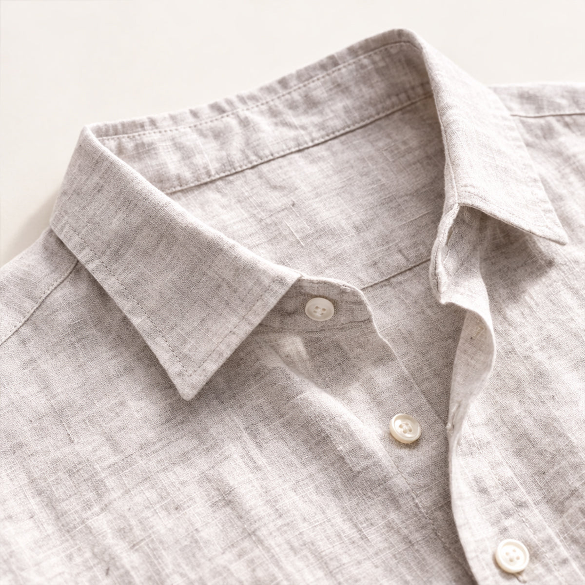 Camisa de lino de manga larga para hombre-Shirts for men-Casaluzia