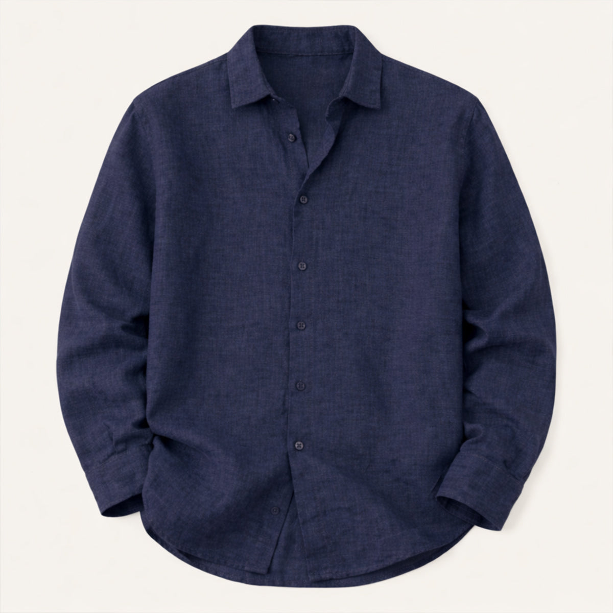 Camisa de lino de manga larga para hombre-Shirts for men-Casaluzia