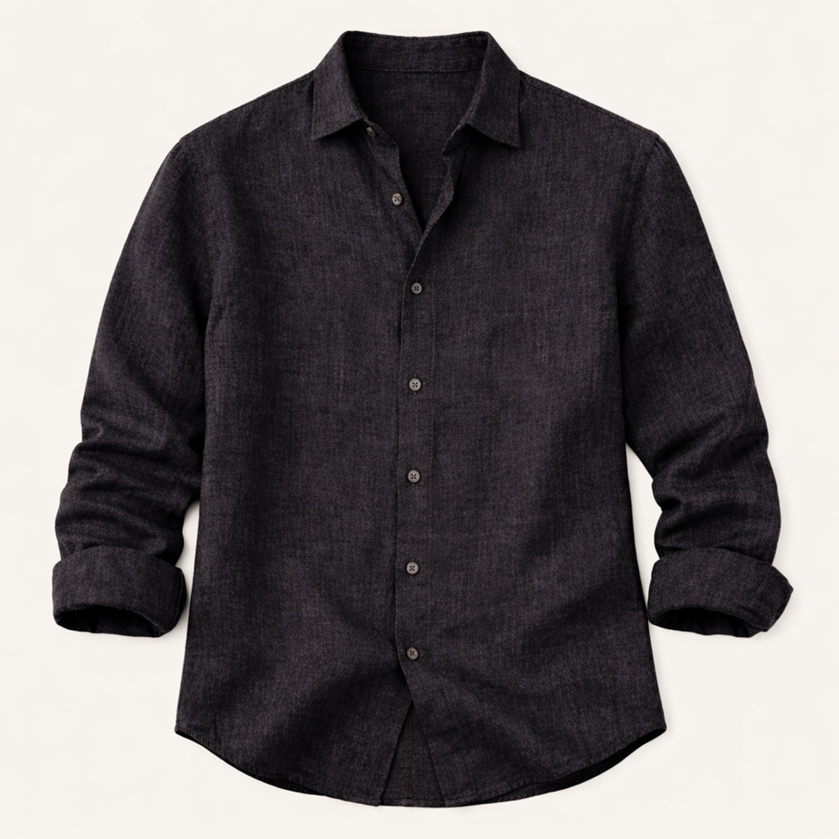 Camisa de lino de manga larga para hombre-Shirts for men-Casaluzia