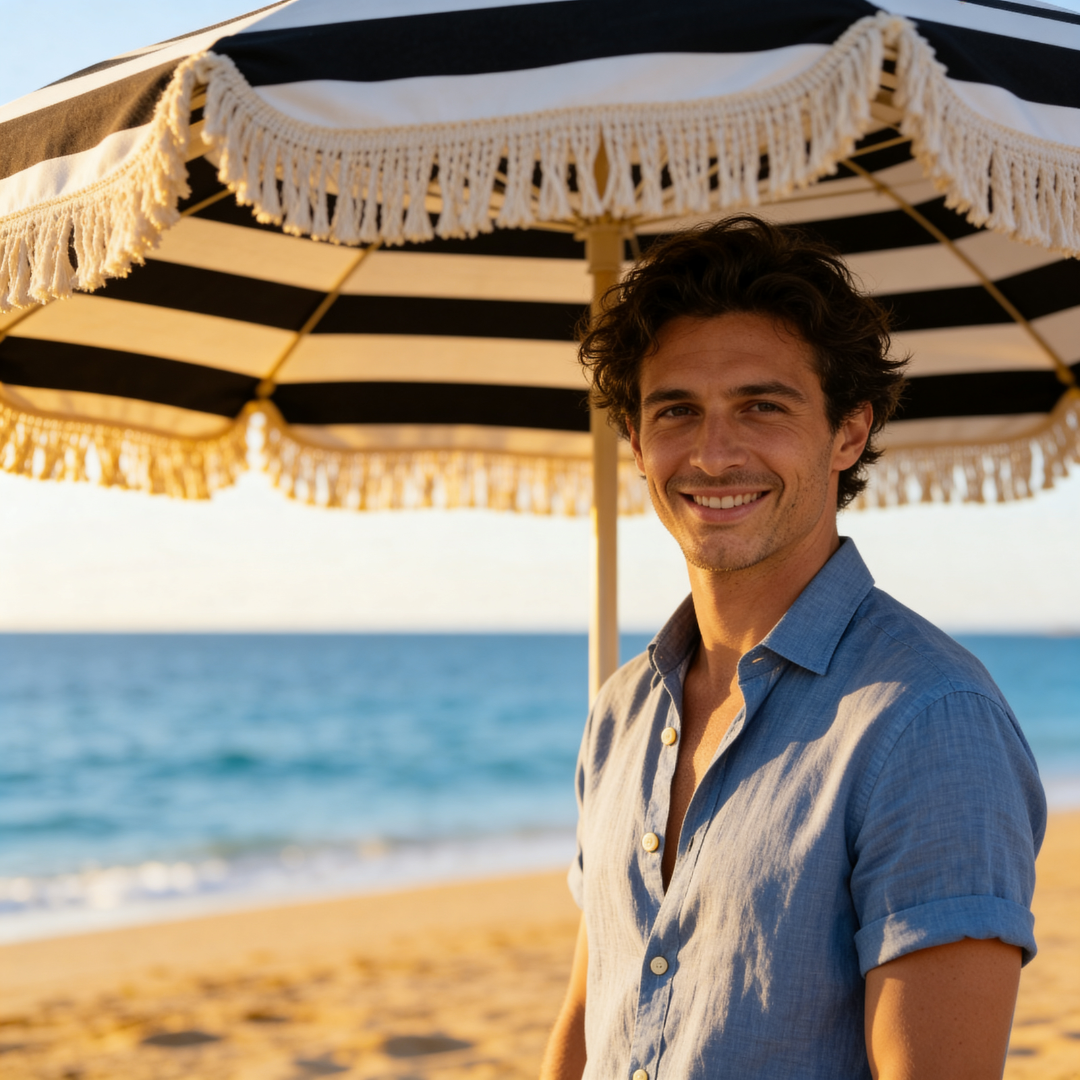 Camisa de manga corta con botones para hombre-Shirts for men-Casaluzia