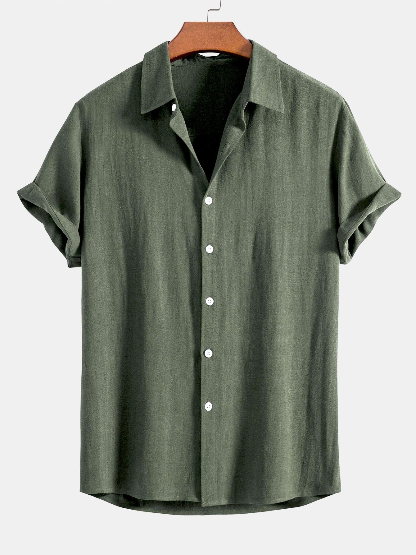 Camisa de manga corta con botones para hombre-Shirts for men-Casaluzia