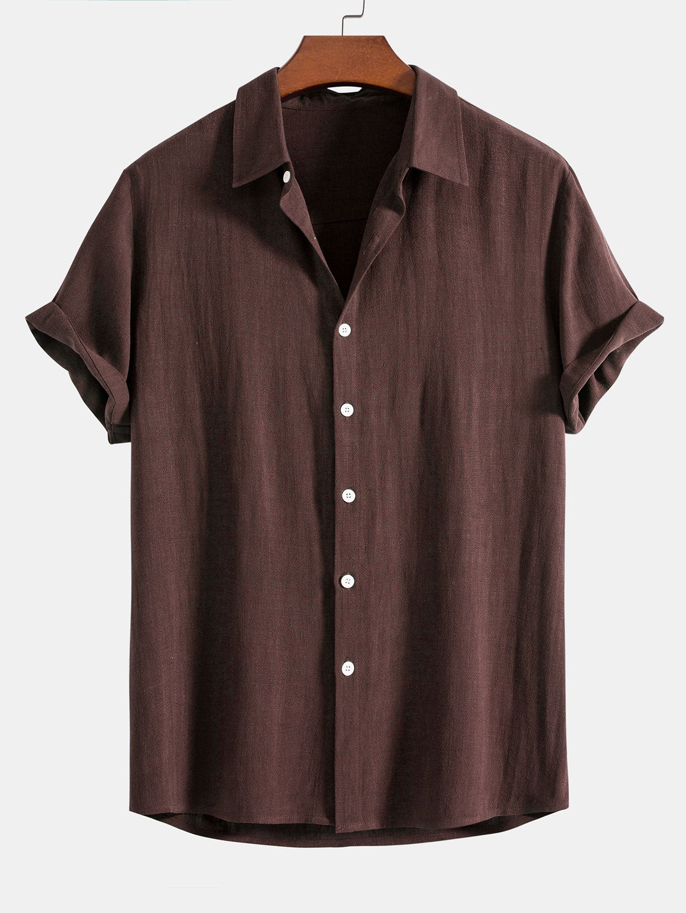 Camisa de manga corta con botones para hombre-Shirts for men-Casaluzia