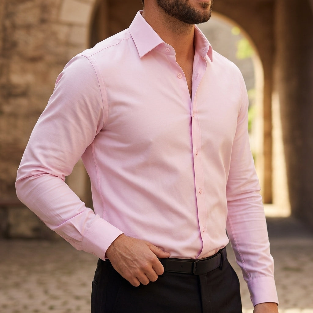 Camisa de manga larga con botones para hombre-Shirts for men-Casaluzia