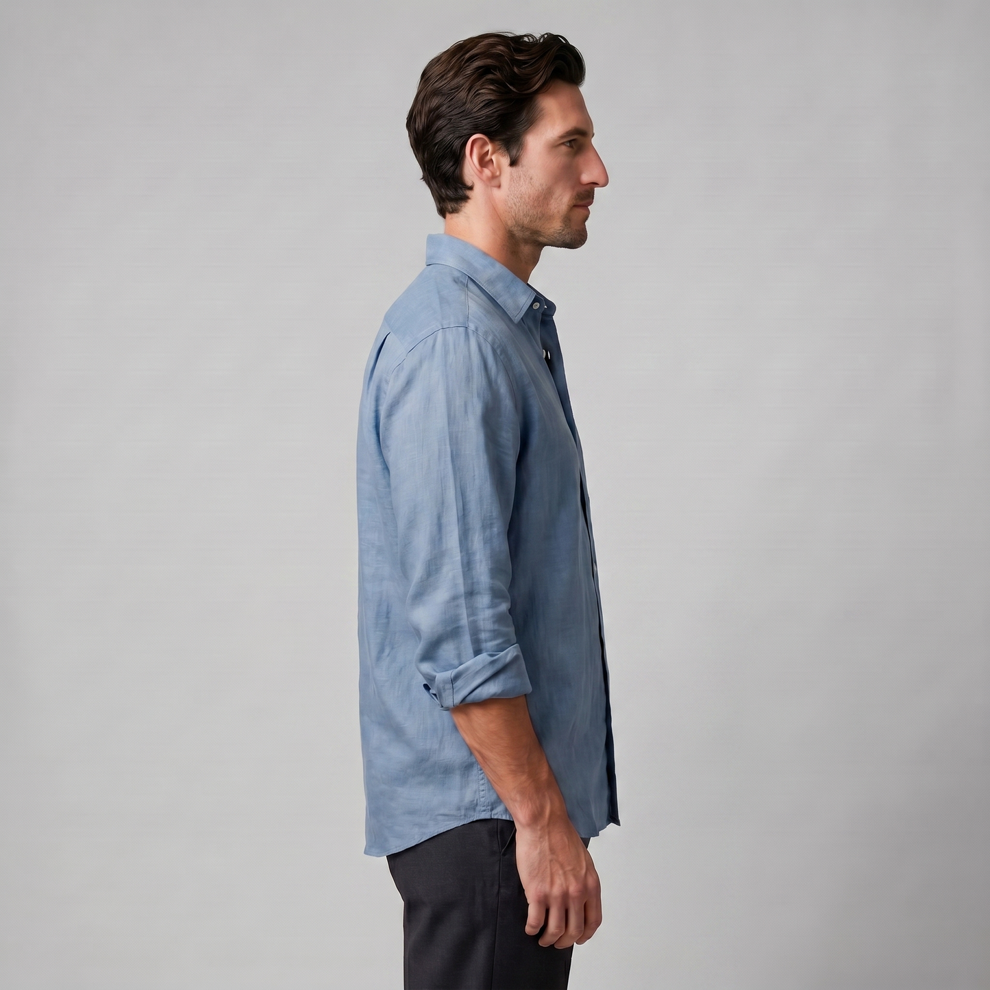 Camisa de manga larga con botones para hombre-Shirts for men-Casaluzia