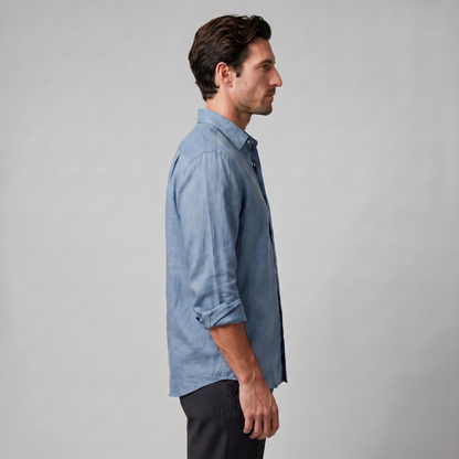 Camisa de manga larga con botones para hombre-Shirts for men-Casaluzia