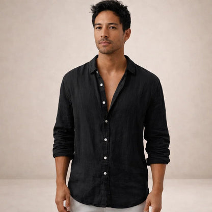 Camisa de manga larga con botones para hombre-Shirts for men-Casaluzia