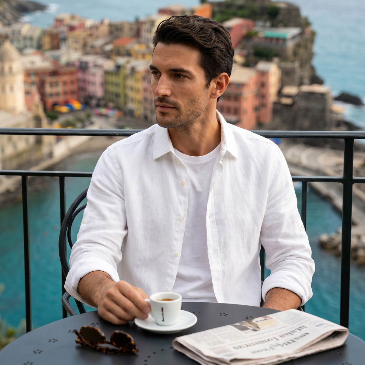 Camisa de manga larga con botones para hombre-Shirts for men-Casaluzia